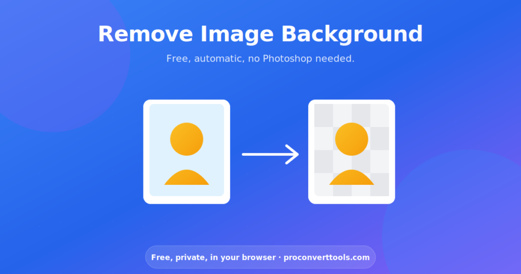 Portrait photo with its background automatically removed, leaving a transparent cutout